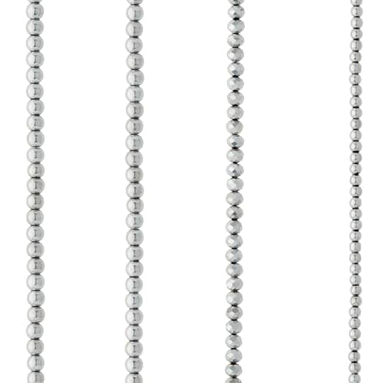 12 Packs: 4 ct. (48 total) Silver Glass Mixed Beads by Bead Landing™